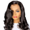 180% Density Body Wave 4x4 Short Bob 13x4 Lace Front Human Hair Wig