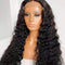 180% Density Full 4x4 Transparent Lace Front Deep Wave Human Hair Wigs