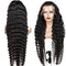 13x4 HD Transparent Lace Frontal Loose Deep Wave Human Hair Wigs 200%