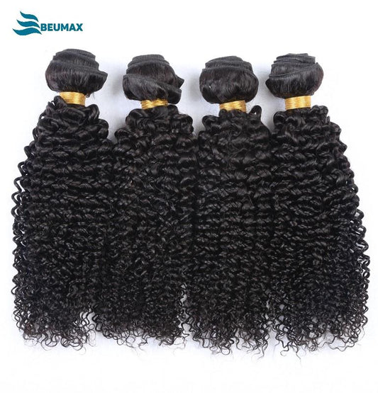 BeuMAX 10A Grade 3/4 Bundles Kinky Curly Brazilian Human Hair