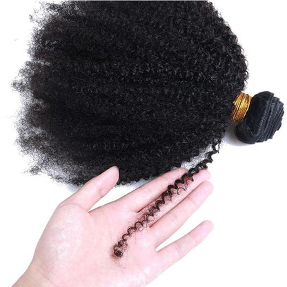 BeuMAX 10A Grade 3/4 Bundles Afro Kinky Curly Brazilian Human Hair