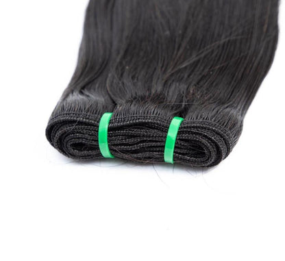 10A Grade 3/4 Straight Curve Fumi Human Hair bundles with 4x4 Closures