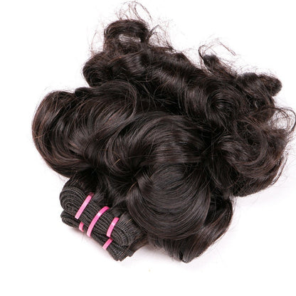 10A Grade 3/4 Magic Curl Fumi Human Hair bundles with 4x4 Closures & 1