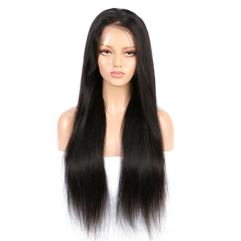 Straight Hair 13x6 Transparent Lace Frontal Brazilian Human Hair Wigs