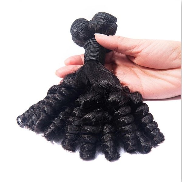 10A Grade Brazilian 3/4 Funmi Hair Human Hair bundles with 4x4 Closure